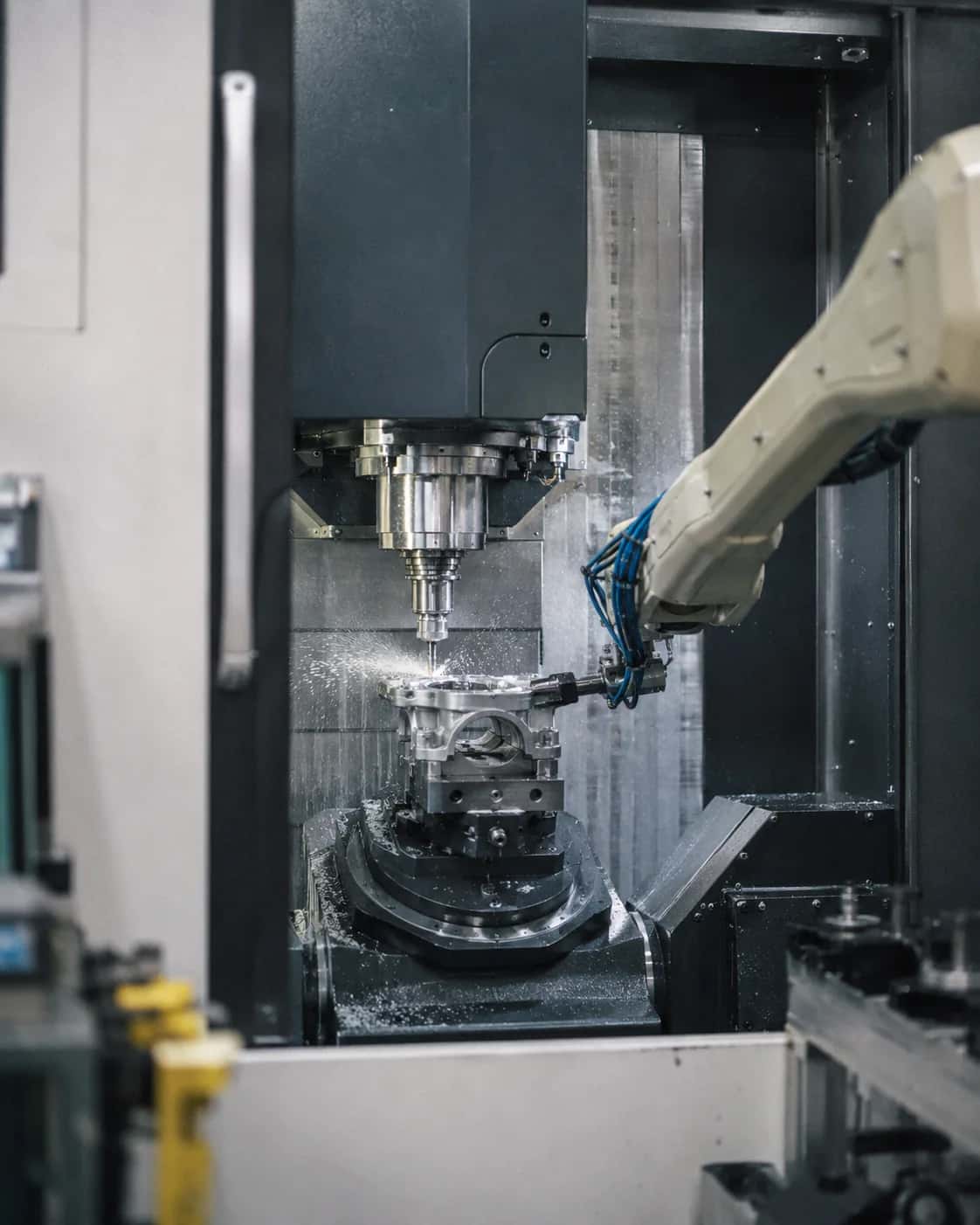 Robotic CNC production line